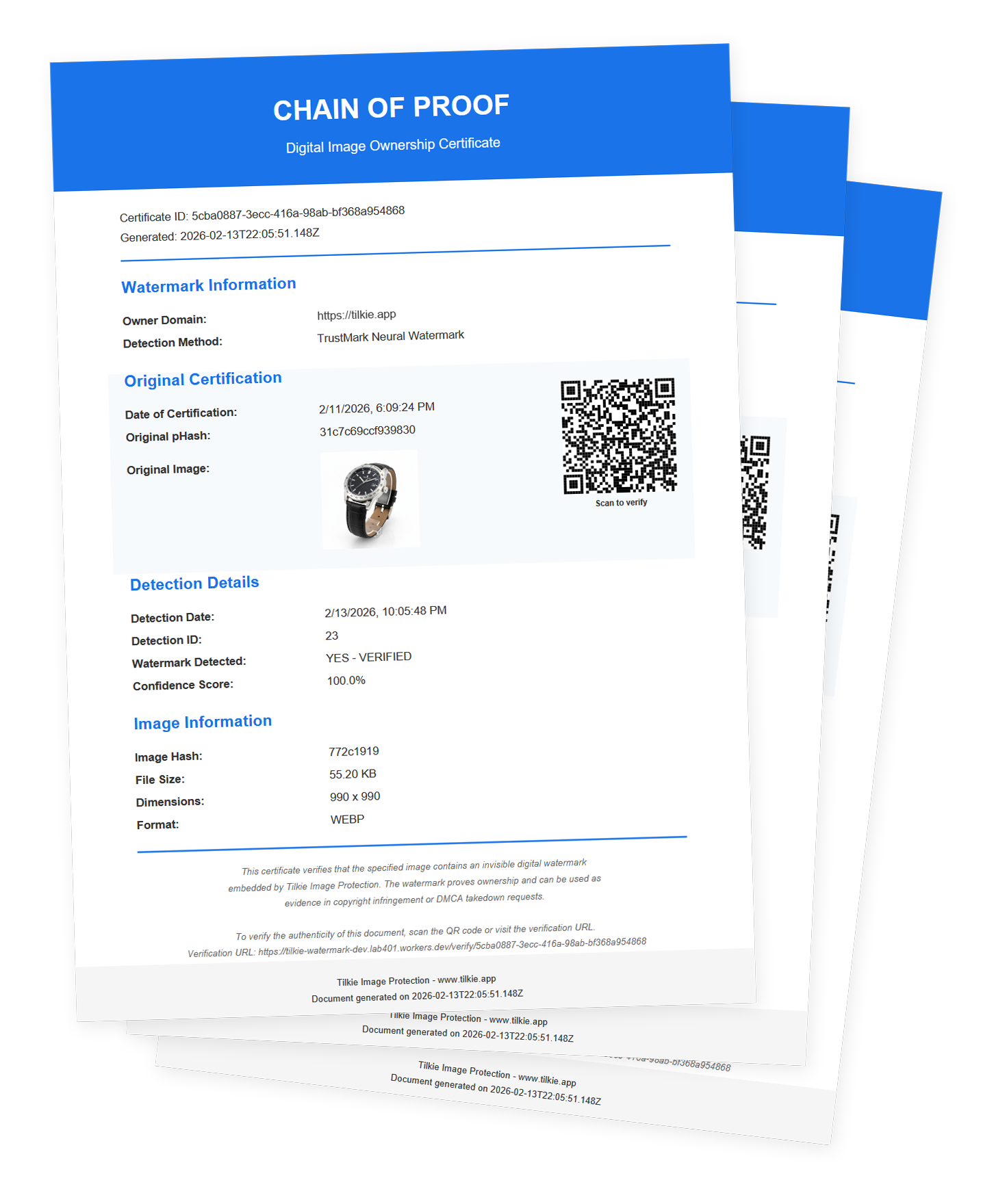 Prove step in the Tilkie app